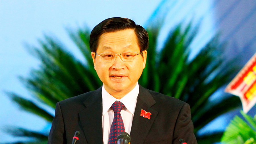 Ông Lê Minh Khái tái đắc cử Bí thư Tỉnh ủy Bạc Liêu - Ảnh: Trần Thanh Phong