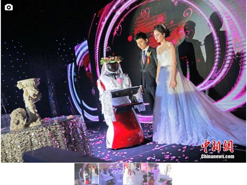 Phù dâu Hao Yue tại lễ cưới - Ảnh chụp màn hình báo Global Times
