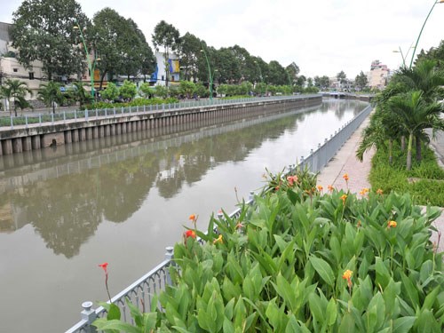 TP.HCM đang tập trung để thực hiện giai đoạn 2 của dự án Vệ sinh môi trường lưu vực Nhiêu Lộc - Thị Nghè - Ảnh: Diệp Đức Minh