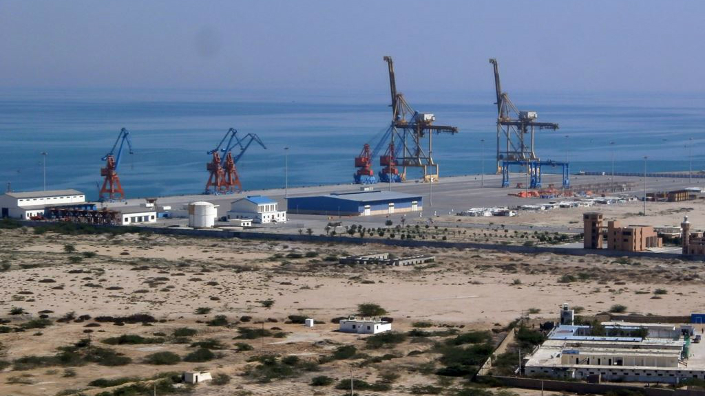 Cảng Gwadar mà Trung Quốc đầu tư xây dựng cho Pakistan từ năm 2007 - Ảnh: AFP
