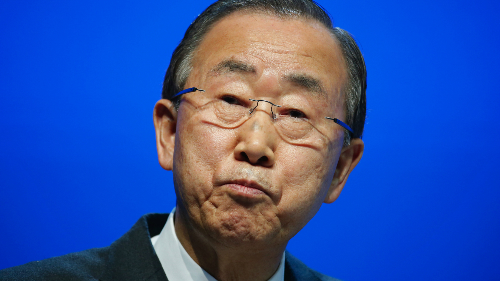 Tổng thư ký Liên Hiệp Quốc Ban Ki-moon - Ảnh: Bloomberg