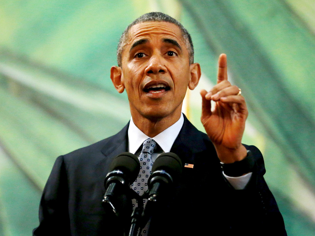 Ông Obama phát biểu tại Manila ngày 18.11 - Ảnh: AFP