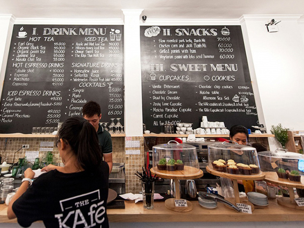 Chuỗi cà phê The Kafe ở Hà Nội, một công ty khởi nghiệp vừa được rót vốn 5,5 triệu USD - Ảnh: Công ty cung cấp