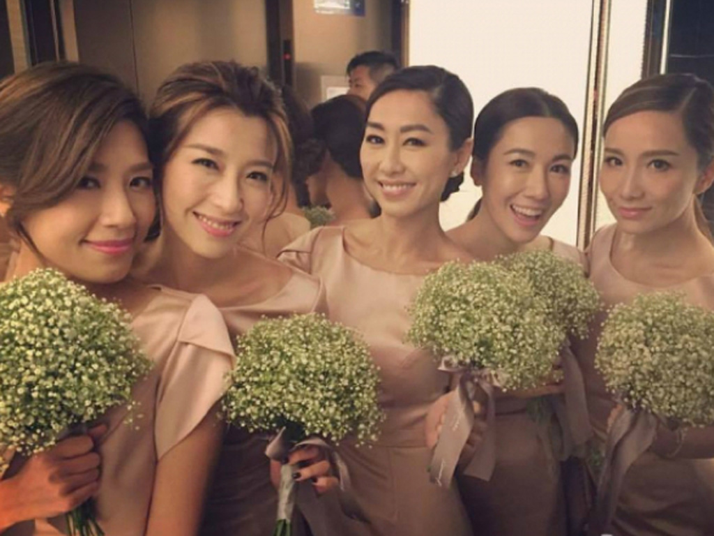 Dàn hoa đán TVB góp mặt trong lễ cưới của Hồ Hạnh Nhi - Phillip Lee - Ảnh: chụp màn hình trang cá nhân nhân vật