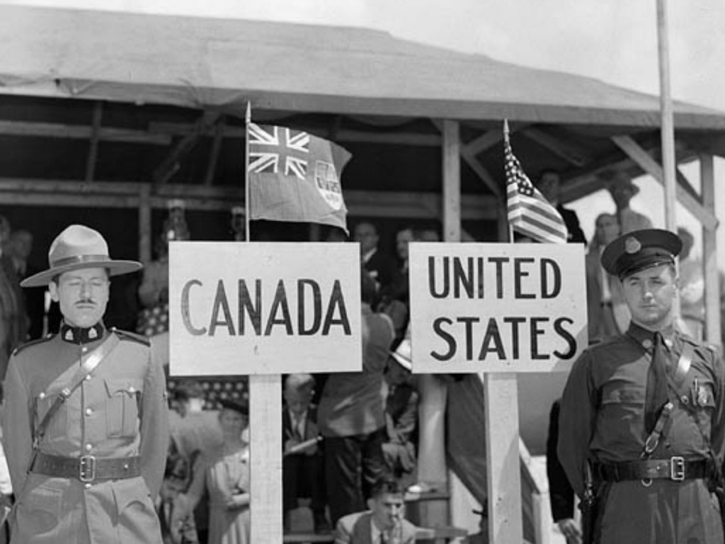 Lính biên phòng Canada và Mỹ vào thời điểm năm 1887 -   Ảnh: War On The Rocks