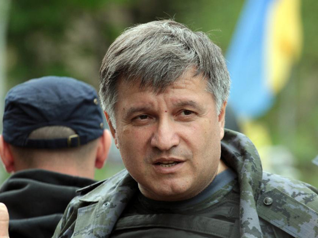 Bộ trưởng Nội vụ Ukraine Arsen Avakov - Ảnh: AFP