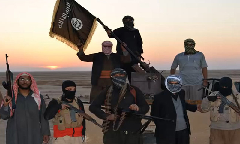 Một số tay súng IS - Ảnh: AFP