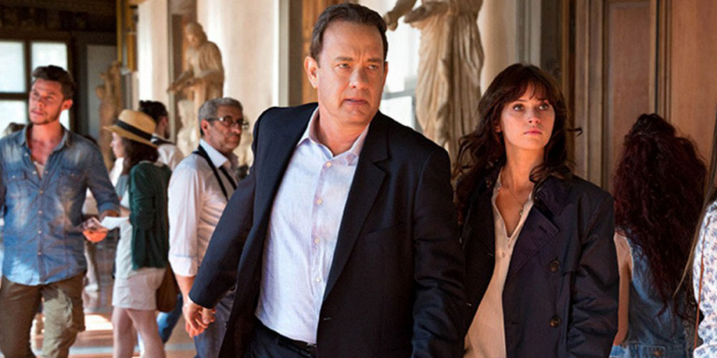 Tom Hanks bị đồn ngoại tình với bạn diễn Felicity Jones trong phim Inferno (Hỏa ngục) - Ảnh: Chụp màn hình trailer