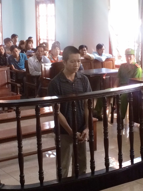 Bị cáo Lim trong phiên tòa sơ thẩm sáng 9.3 - Ảnh: Mai Trâm