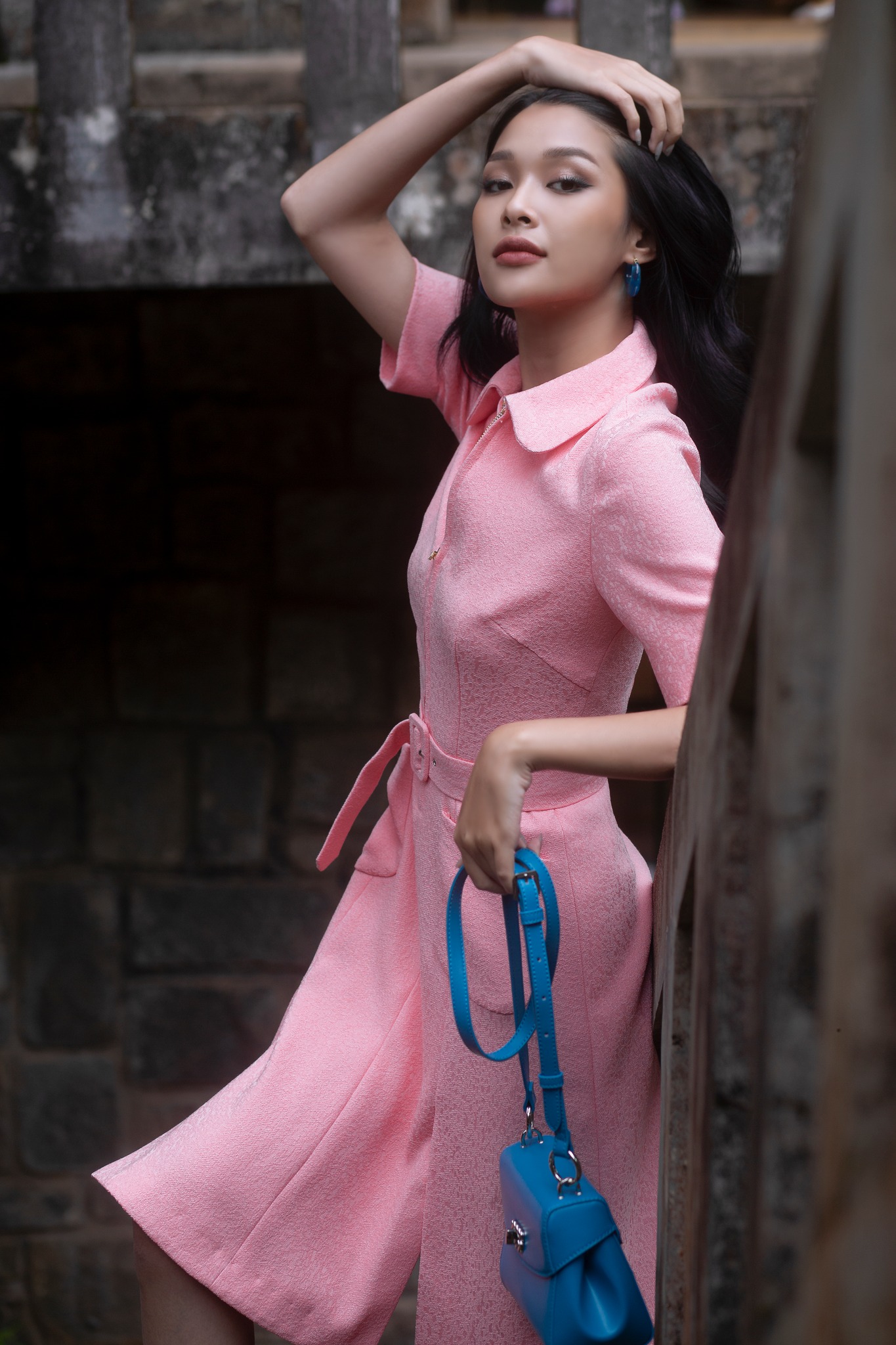 Mua Váy sơ mi dáng dài thắt eo,Đầm sơ mi nữ ngắn tay form suông vintage Đũi  Việt - M tại ĐŨI VIỆT Official | Tiki