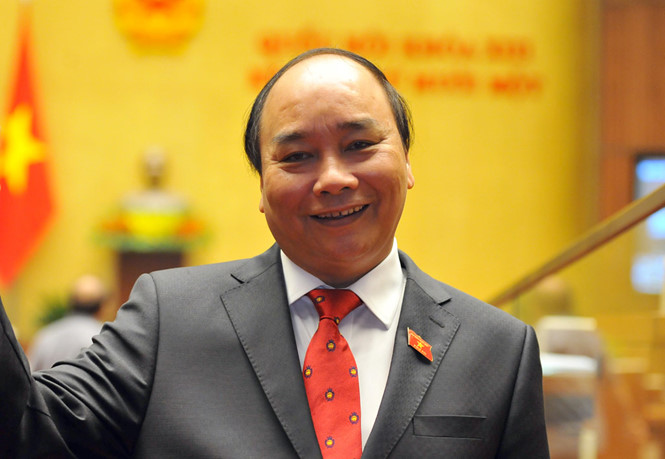 Thủ tướng Nguyễn Xuân Phúc được Quốc hội phê chuẩn làm Phó chủ tịch Hội đồng Quốc phòng - An ninh với tỷ lệ tán thành 98,18% - Ảnh: Ngọc Thắng​