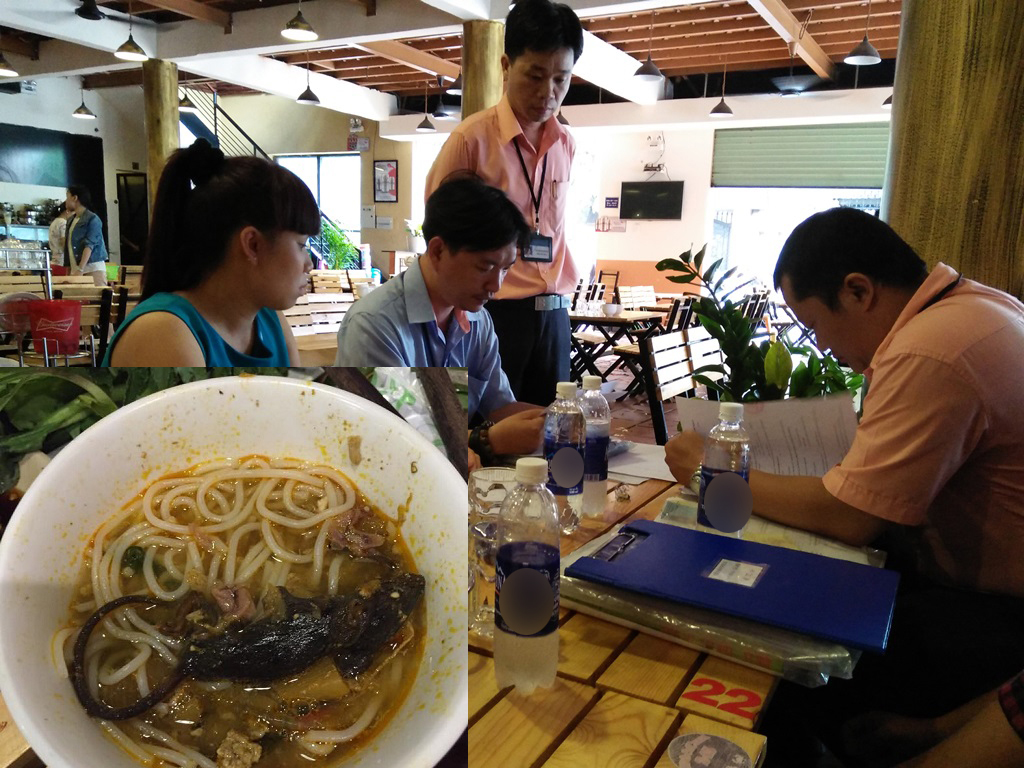 Quán Lẩu Cua 245 bị xử phạt hành chính vì có nhiều sai phạm vệ sinh an toàn thực phẩm - Ảnh: Vũ Phượng