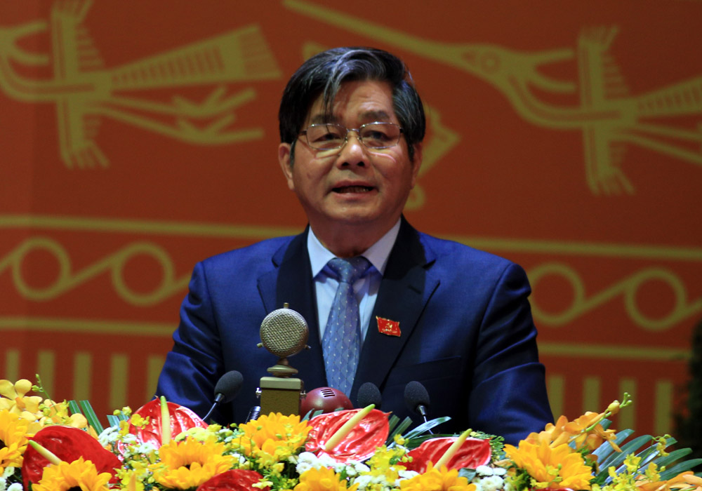 Bộ trưởng KH - ĐT Bùi Quang Vinh phát biểu tại Đại hội XII