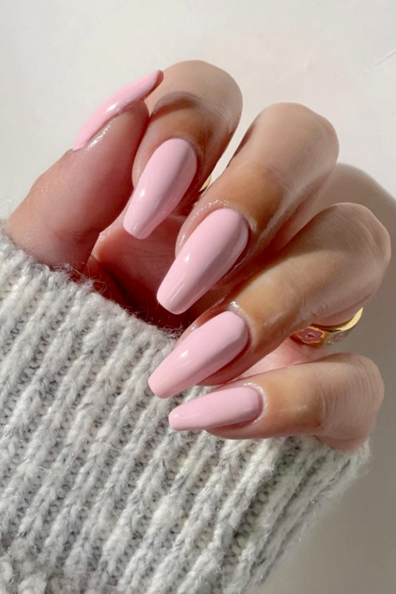 Những mẫu nail màu hồng đẹp - ALONGWALKER