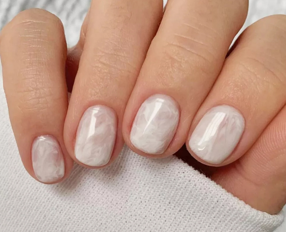 100+ Mẫu Nail Màu Trắng Đẹp, Nhẹ Nhàng, Tinh Tế | White nail designs, White  nails, Stylish nails
