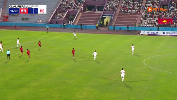 Highlight U.17 Myanmar 0-2 U.17 Việt Nam | Vòng loại U.17 châu Á 2025