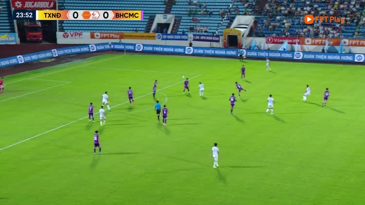 Highlight Nam Định 1-2 Becamex TP.HCM: Cú sốc trên sân Thiên Trường