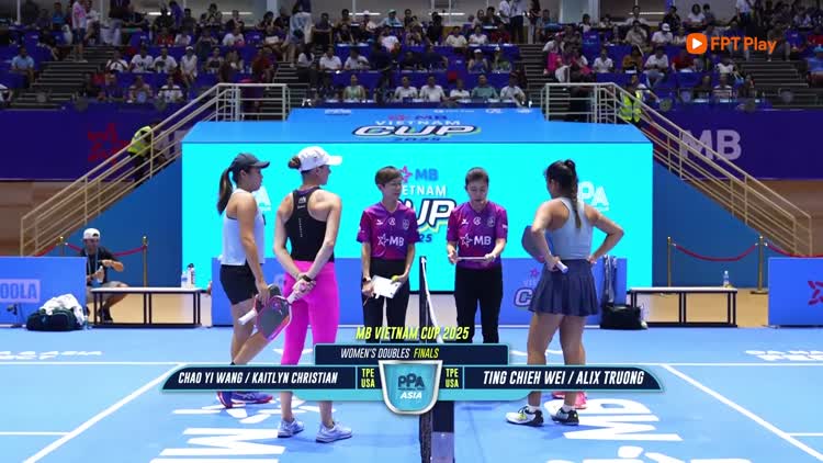 Highlight chung kết đôi nữ PPA pickeball: Phần thưởng xứng đáng cho nỗ lực vượt trội