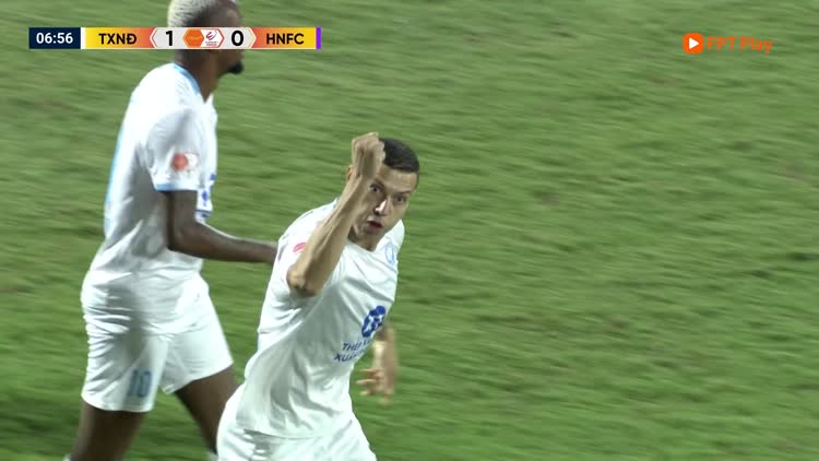 Highlight Nam Định 1-1 Hà Nội: Siêu phẩm của Xuân Mạnh