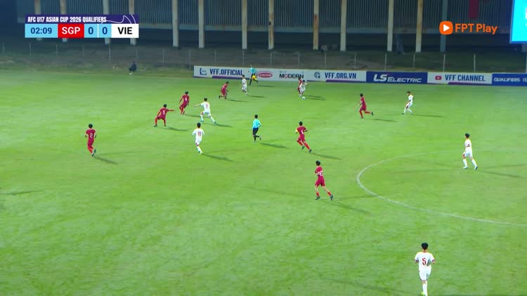 Highlight U.17 Singapore 0-6 U.17 Việt Nam: Chiến thắng thật áp đảo