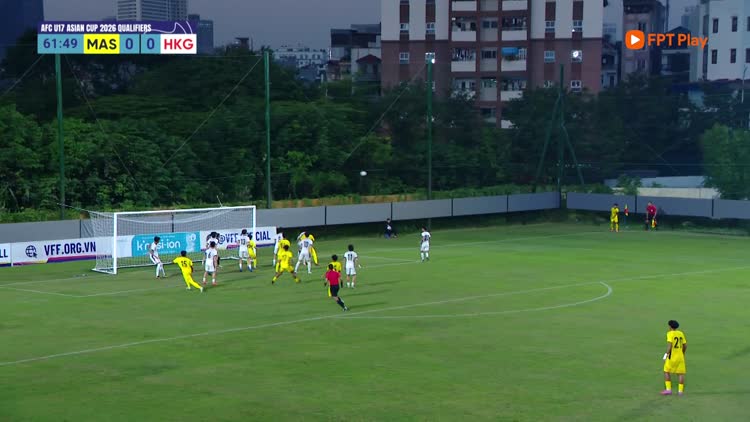Highlight U.17 Malaysia 1-0 U.17 Hồng Kông: Chiến thắng nhẹ nhàng 