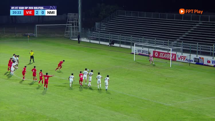 Highlight U.17 Việt Nam 14-0 U.17 Quần đảo Bắc Mariana: Mưa bàn thắng để giành ngôi đầu