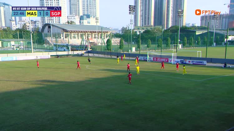Highlight U.17 Malaysia 2-1 U.17 Singapore: Nỗ lực ngược dòng bất thành