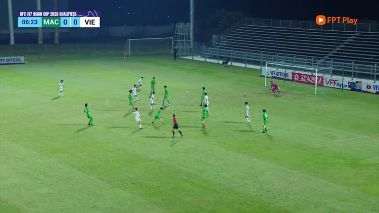 U.17 Việt Nam 4-0 U.17 Ma Cao: Chiến thắng tưng bừng lấy lại ngôi đầu