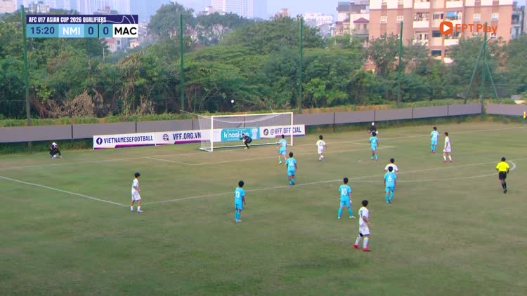 U.17 Quần đảo Bắc Mariana 0-2 U.17 Ma Cao: Chiến thắng dễ