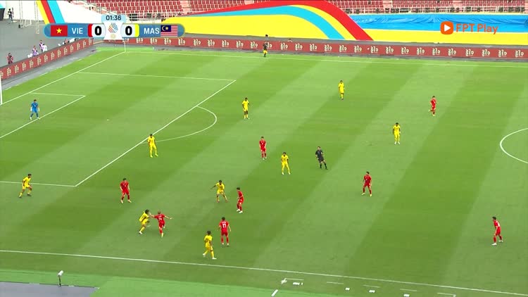 Highlight U.23 Việt Nam 2-0 U.23 Malaysia: Vào bán kết với ngôi đầu