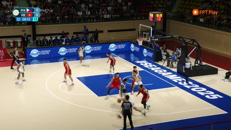 Highlight bóng rổ nam Việt Nam - Philippines: Không gây được bất ngờ