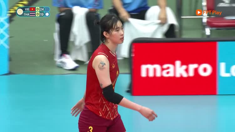 Highlight bóng chuyền nữ Việt Nam - Thái Lan: Đánh rơi HCV trong tiếc nuối