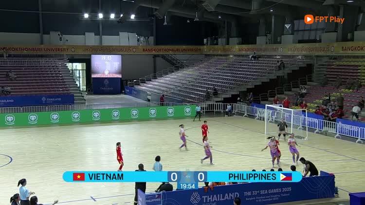 Highlight Futsal đội tuyển nữ Việt Nam 1 - 0 Philippines: Chiến thắng bản lĩnh