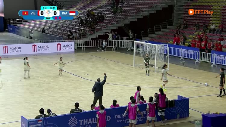 Highlight chung kết futsal nữ Việt Nam 5-0 Indonesia: HCV đẳng cấp