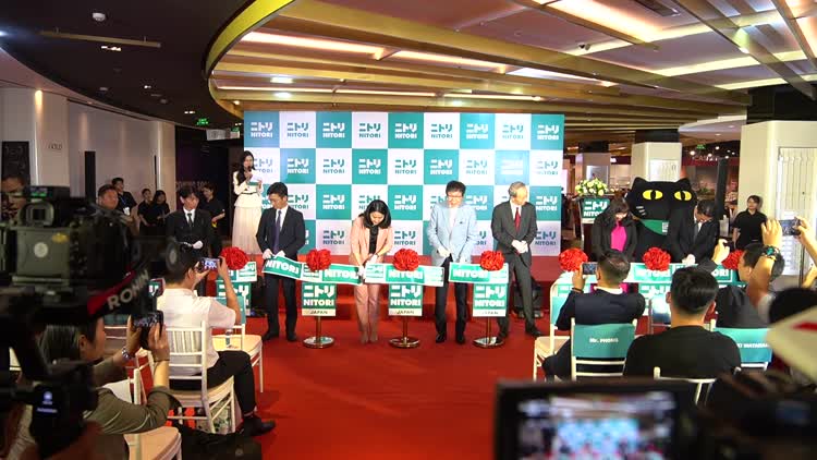 Không khí khai trương Nitori Đồng Khởi – Flagship đầu tiên của Nitori tại Việt Nam