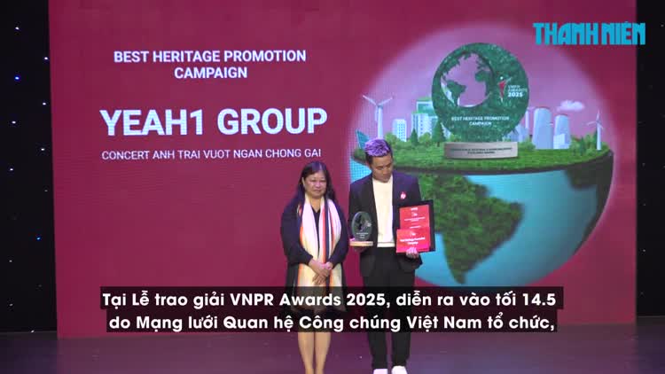 YeaH1 và Trường ĐH Văn Lang thắng lớn tại lễ trao giải VNPR Awards 2025