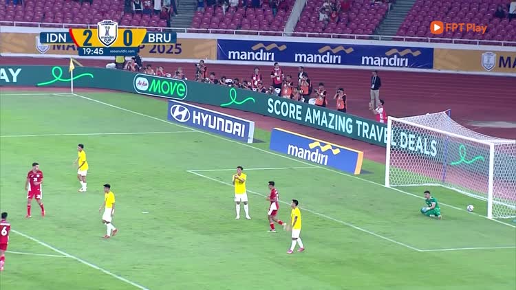 Highlight U.23 Indonesia 8-0 U.23 Brunei: Sao trẻ nhập tịch ghi 6 bàn