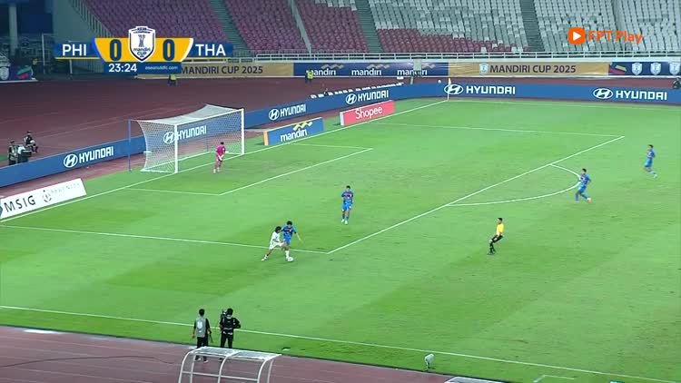 Highlight U.23 Philippines 1-3 U.23 Thái Lan: HCĐ chung cuộc cho 'voi chiến'