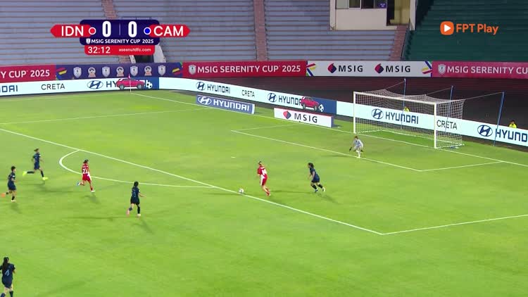 Highlight đội tuyển nữ Indonesia 1-1 Campuchia: 2 đội chia tay giải bằng trận hòa
