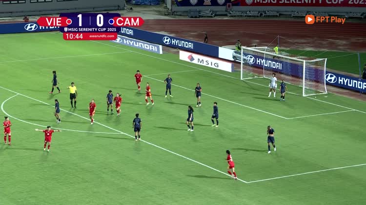 Highlight đội tuyển nữ Việt Nam 6-0 Campuchia: Mưa bàn thắng trận ra quân