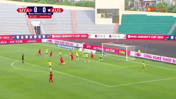 Highlight đội tuyển nữ Myanmar 2-1 Úc: Chiến thắng sốc, bàn thắng cực dị