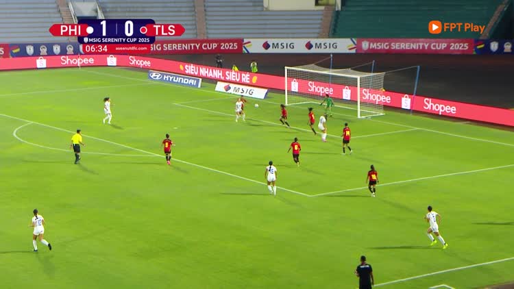 Highlight đội tuyển nữ Philippines 7-0 Timor Leste: Lại thêm một trận thắng đậm
