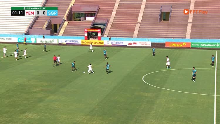 Highlight U.23 Yemen 2-1 U.23 Singapore: Quả phạt đền định đoạt trận đấu