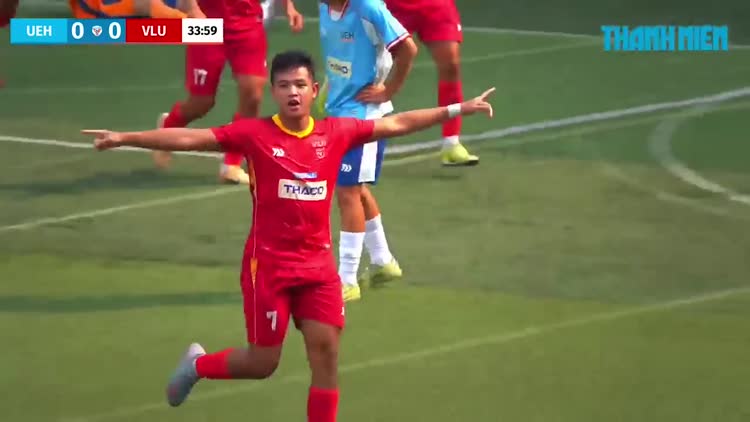 Highlight ĐH Kinh tế TP.HCM (UEH) 1-1 ĐH Văn Lang (VLU): Những màn không chiến kịch tính