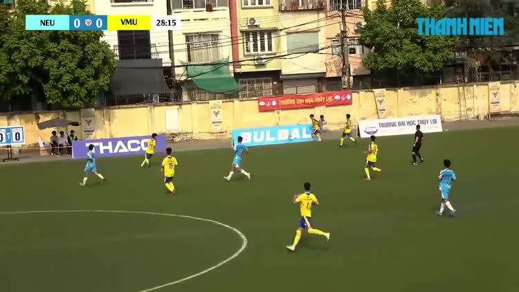 Highlight ĐH Kinh tế quốc dân (NEU) 1-1 Trường ĐH Hàng Hải Việt Nam (VMU): Chia điểm đáng tiếc