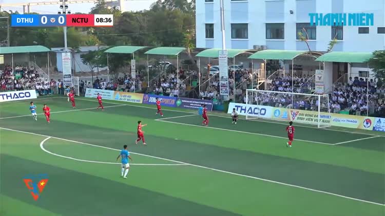 Highlight Trường ĐH Đồng Tháp (DTHU) 0-0 Trường ĐH Nam Cần Thơ (DNC): Chia điểm căng thẳng