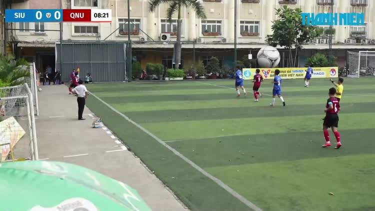 Highlight Trường ĐH Quốc tế Sài Gòn (SIU) 0 - 5 Trường ĐH Quy Nhơn (QNU): Chiến thắng ấn tượng của đội bóng đất võ
