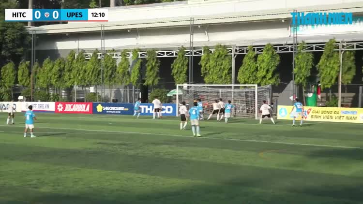 Highlight Trường CĐ Công thương TP.HCM (HITC) 0-4 Trường ĐH Sư phạm TDTT TP.HCM (UPES): Cựu vương áp đảo