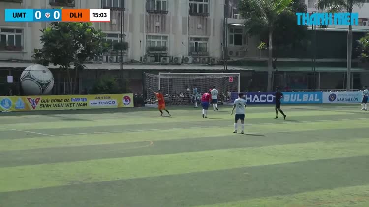 Highlight Trường ĐH Quản lí và Công nghệ TP. HCM (UMT) 1-8 Trường ĐH Lạc Hồng (DLH): Cơn mưa bàn thắng