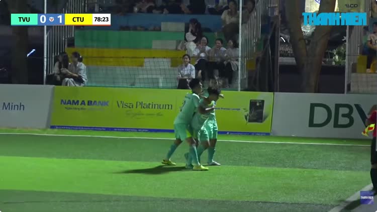 Bàn gỡ phút 78 giữ hy vọng hat-trick vé vàng cho ĐH Trà Vinh